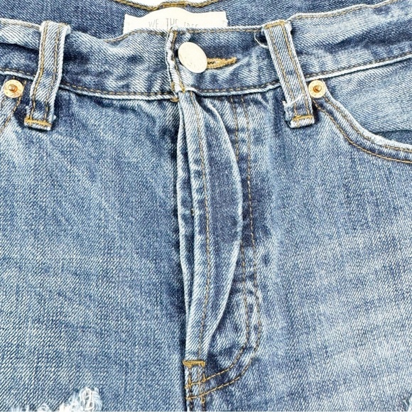 ✅ FREE PEOPLE WE THE FREE DENIM DISTRESSED CUT OFF JEAN SHORTS SIZE 28 - Picture 5 of 8